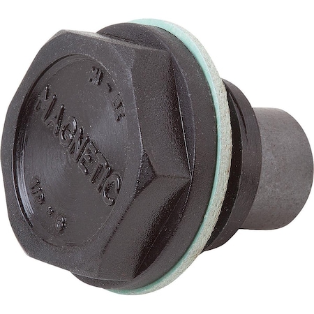 Kipp Screw Plug, 34 mm Dia., Black, Plastic K0452.34034